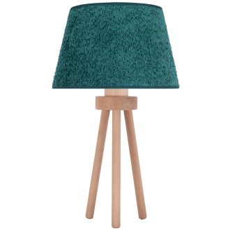 DUOLLA BOUCLE asztali lámpa – Ø 28 cm – zöld