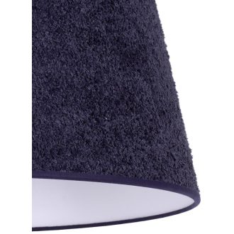 DUOLLA BOUCLE asztali lámpa – Ø 28 cm – sötétkék