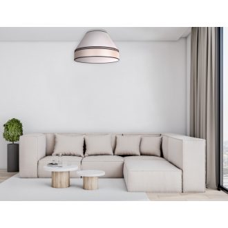 DUOLLA AVIGNON mennyezeti lámpa – Ø 60 cm – bézs