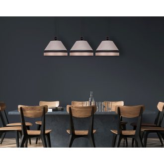 DUOLLA AVIGNON függőlámpa – Ø 22 cm – bézs