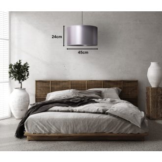 DUOLLA CANNES függőlámpa – Ø 45 cm – szürke
