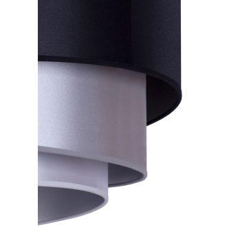 DUOLLA TRIO függőlámpa – Ø 45 cm – szürke / fekete