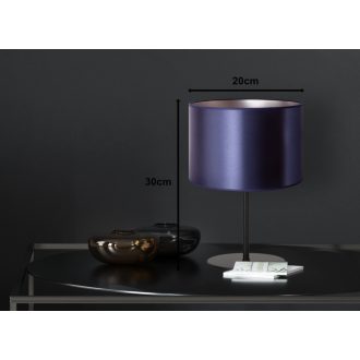 DUOLLA CANNES asztali lámpa – Ø 30 cm – sötétkék