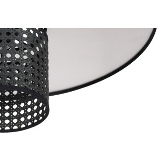 DUOLLA TOKYO RATTAN falilámpa – Ø 14 cm – fekete