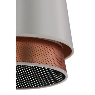   DUOLLA BELL SHINY függőlámpa – Ø 25 cm – fehér / aranyszínű