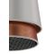 DUOLLA BELL SHINY függőlámpa – Ø 25 cm – fehér / aranyszínű