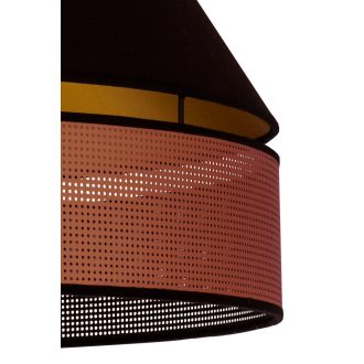   DUOLLA COPPER SHINY függőlámpa – Ø 60 cm – fekete / aranyszínű