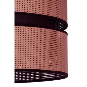   DUOLLA COPPER SHINY függőlámpa – Ø 40 cm – rézszínű / fekete
