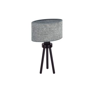 DUOLLA OVAL asztali lámpa – 30 cm széles – szürke