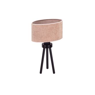   DUOLLA OVAL asztali lámpa – 30 cm széles – púderrózsaszín