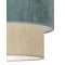 DUOLLA CORDUROY függőlámpa – Ø 40 cm – zöld / bézs