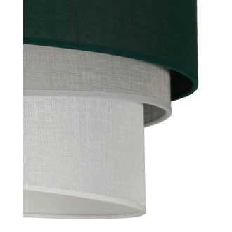 DUOLLA TRIO függőlámpa – Ø 45 cm – fekete / szürke