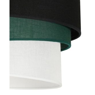 DUOLLA TRIO függőlámpa – Ø 45 cm – fekete / zöld