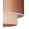 DUOLLA VENEER függőlámpa – Ø 45 cm – bézs / natúr