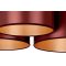 DUOLLA CEILING LAMP mennyezeti lámpa – 50 cm széles – barna / aranyszínű
