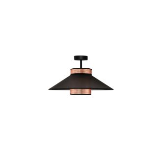 DUOLLA RIO SHINY mennyezeti lámpa – Ø 45 cm – fekete