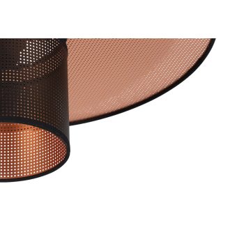   DUOLLA TOKYO SHINY mennyezeti lámpa – Ø 50 cm – fekete / rézszínű