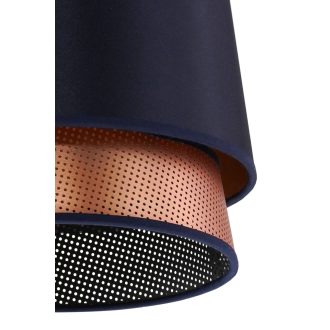   DUOLLA BELL SHINY mennyezeti lámpa – Ø 25 cm – fekete / aranyszínű
