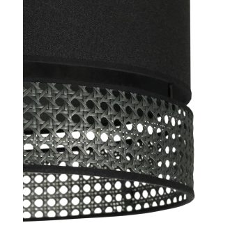   DUOLLA DOUBLE RATTAN mennyezeti lámpa – Ø 40 cm – fekete