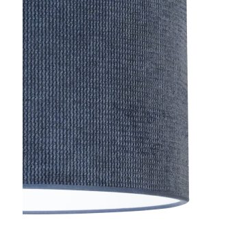   DUOLLA CORDUROY mennyezeti lámpa – Ø 40 cm – sötétkék