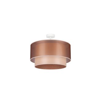   DUOLLA VENEER mennyezeti lámpa – Ø 45 cm – bézs / natúr