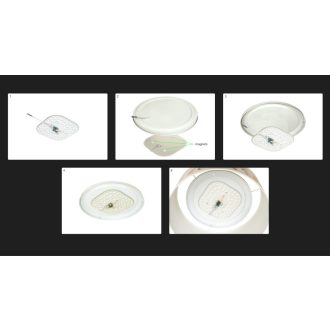   DUOLLA DUO PLAFOND LED SHINY plafonlámpa – Ø 30 cm – fekete