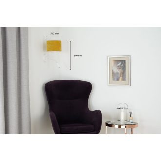 DUOLLA HOTELOVE falilámpa – Ø 20 cm – narancssárga