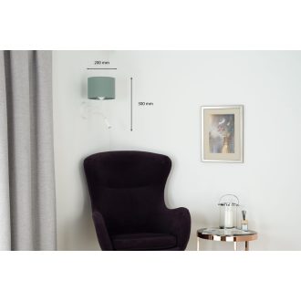 DUOLLA HOTELOVE falilámpa – Ø 20 cm – zöld