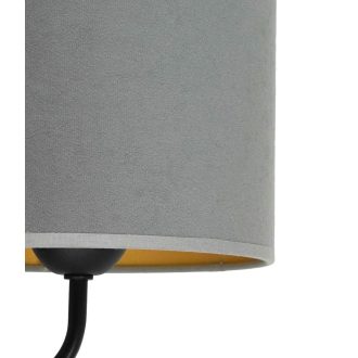 DUOLLA SEMI CIRCLE falilámpa – Ø 20 cm – szürke