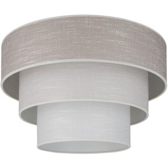   DUOLLA ALASKA LUNETA plafonlámpa – Ø 45 cm – szürke / bézs