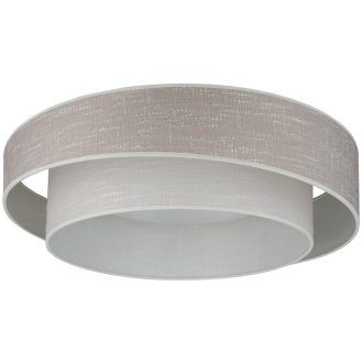   DUOLLA DOVER SHINE LED plafonlámpa – Ø 60 cm – szürke / bézs