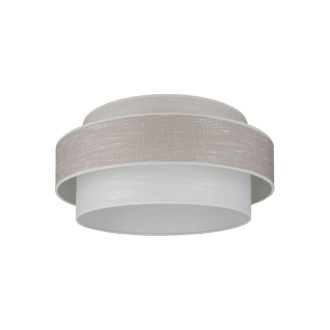   DUOLLA DOVER SPACE LED plafonlámpa – Ø 50 cm – szürke / bézs