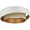 DUOLLA VEGAS SHINE plafonlámpa – Ø 60 cm – barna / aranyszínű
