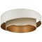 DUOLLA VEGAS SHINE plafonlámpa – Ø 60 cm – barna / aranyszínű