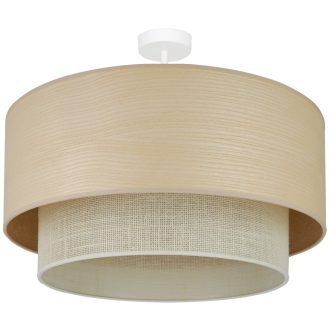   DUOLLA ARIZONA BOHO mennyezeti lámpa – Ø 60 cm – bézs / krémszínű