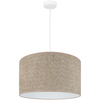 DUOLLA BOUCLE ROLLER függőlámpa – Ø 45 cm – bézs