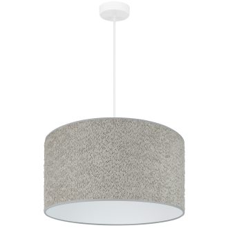 DUOLLA BOUCLE ROLLER függőlámpa – Ø 45 cm – szürke