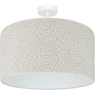   DUOLLA BOUCLE ROLLER mennyezeti lámpa – Ø 45 cm – krémszínű