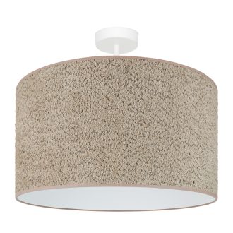   DUOLLA BOUCLE ROLLER mennyezeti lámpa – Ø 45 cm – bézs