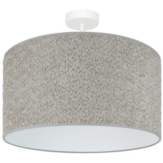   DUOLLA BOUCLE ROLLER mennyezeti lámpa – Ø 45 cm – szürke