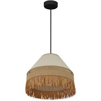   DUOLLA WINNETOU AVIGNION függőlámpa – Ø 35 cm – barna