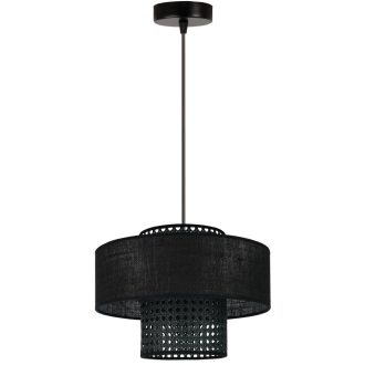 DUOLLA DALLAS függőlámpa – Ø 30 cm – fekete