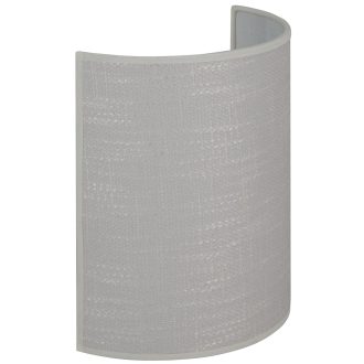 DUOLLA SEMI CIRCLE falilámpa – 21 cm széles – szürke