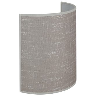 DUOLLA SEMI CIRCLE falilámpa – 21 cm széles – szürke