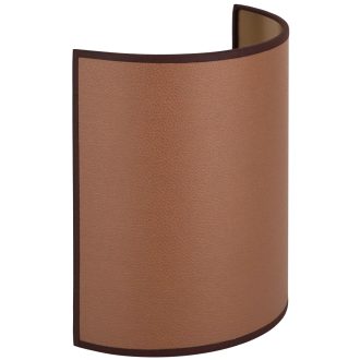 DUOLLA SEMI CIRCLE falilámpa – 21 cm széles – barna