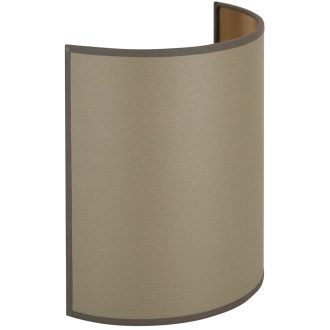DUOLLA SEMI CIRCLE falilámpa – 21 cm széles – barna