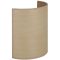 DUOLLA SEMI CIRCLE WALL LAMP falilámpa – 21 cm széles – bézs / krémszínű
