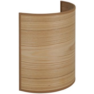 DUOLLA SEMI CIRCLE falilámpa – 21 cm széles – barna