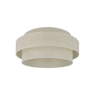 DUOLLA SPACE YUTE LED plafonlámpa – Ø 50 cm – fehér