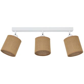 DUOLLA TUBES BAR függőlámpa – 60 cm széles – barna